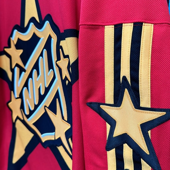 Men's 2024 NHL All-Star Game adidas x drew house Red Primegreen Authentic Jersey - Picture 4 of 6